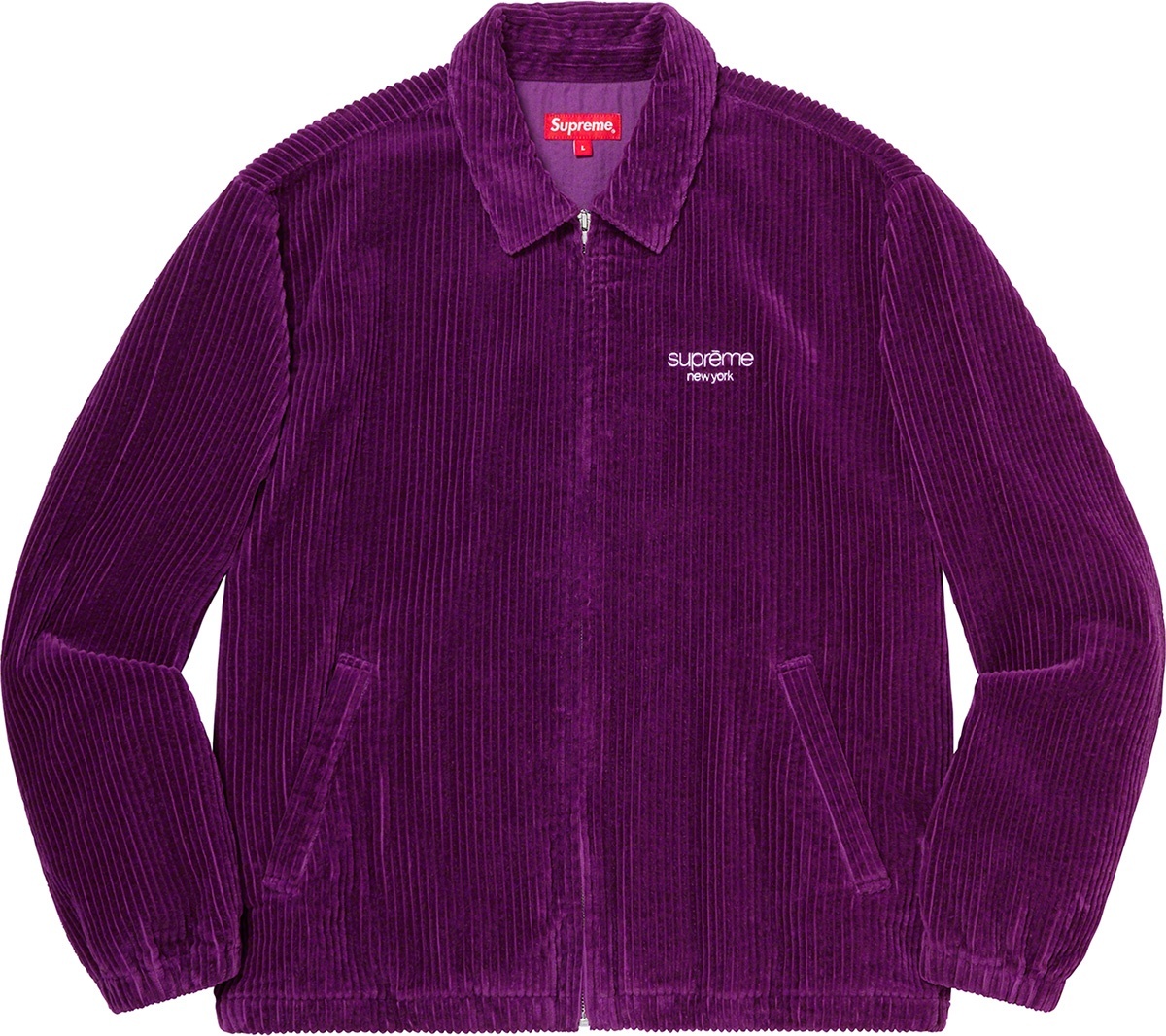 Wide Wale Corduroy Harrington Jacket view 9